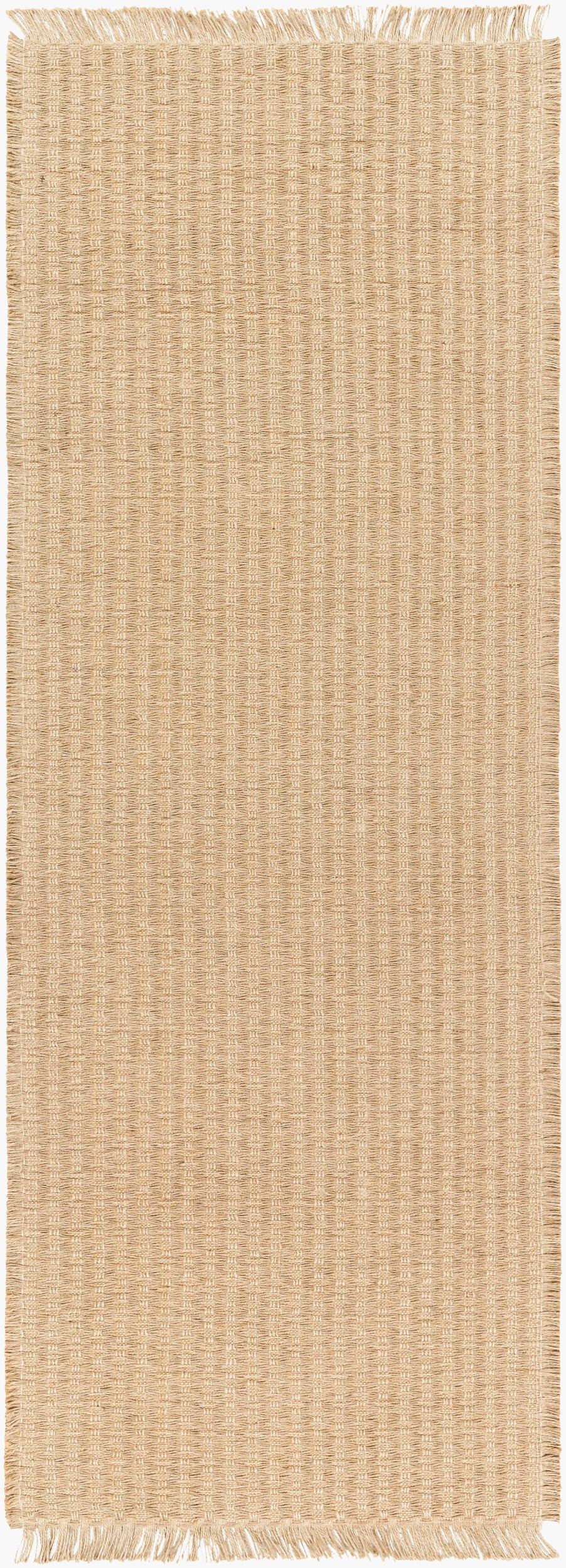 Kimi BOKM-2300 7ft Runner Machine Woven Jute Runner Rug