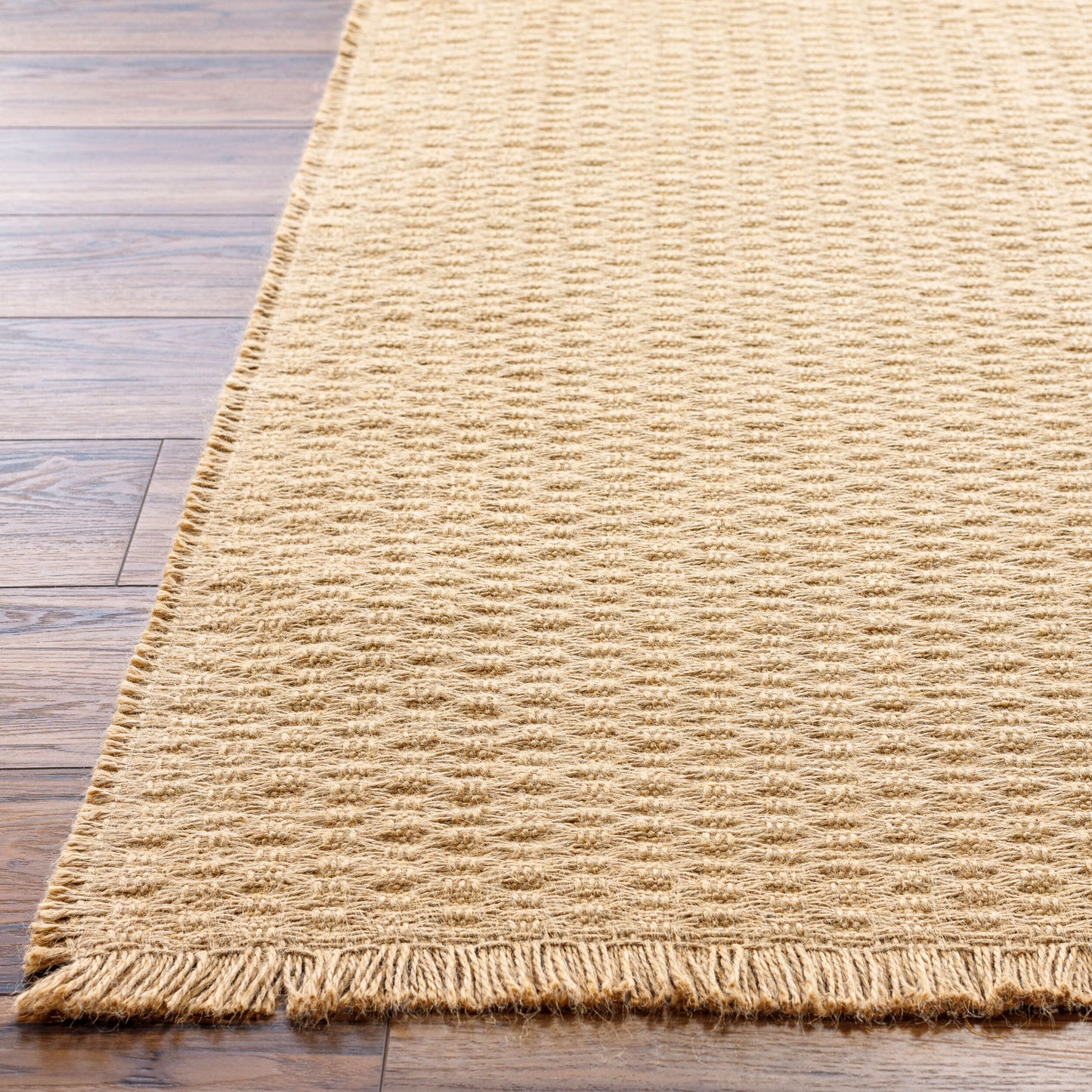 Kimi BOKM-2300 7ft Runner Machine Woven Jute Runner Rug