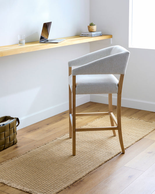 Kimi BOKM-2300 7ft Runner Machine Woven Jute Runner Rug