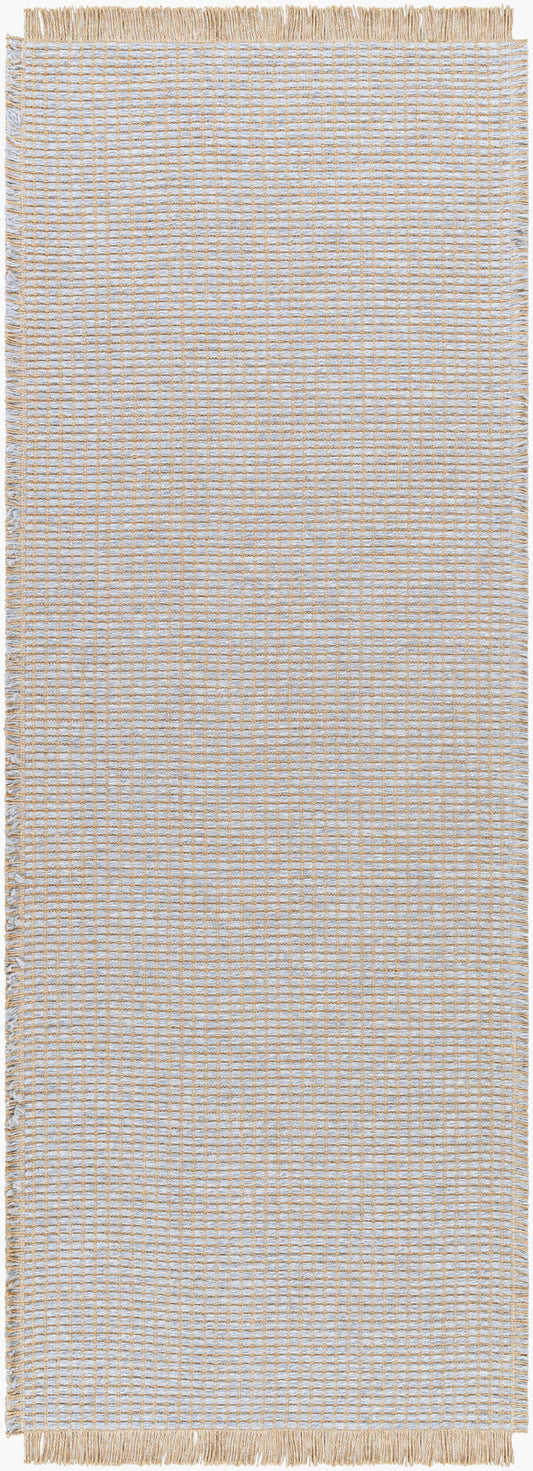 Kimi BOKM-2304 7ft Runner Machine Woven Runner Rug