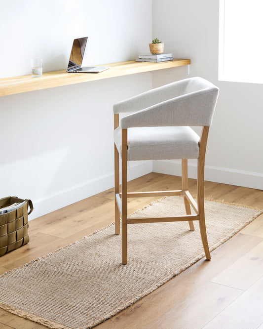 Kimi BOKM-2306 7ft Runner Machine Woven Runner Rug