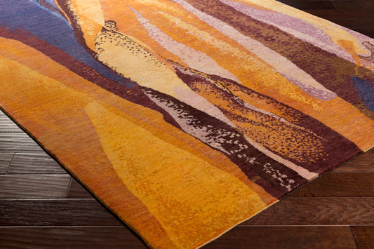 Alfombra decorativa de lana hecha a mano Brought to Light BOL-4000 de 2' x 3'