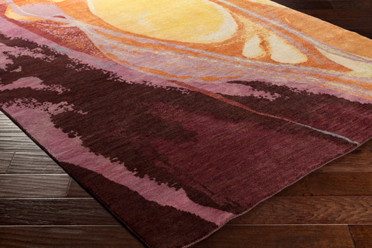 Alfombra decorativa de lana hecha a mano Brought to Light BOL-4002 de 2' x 3'