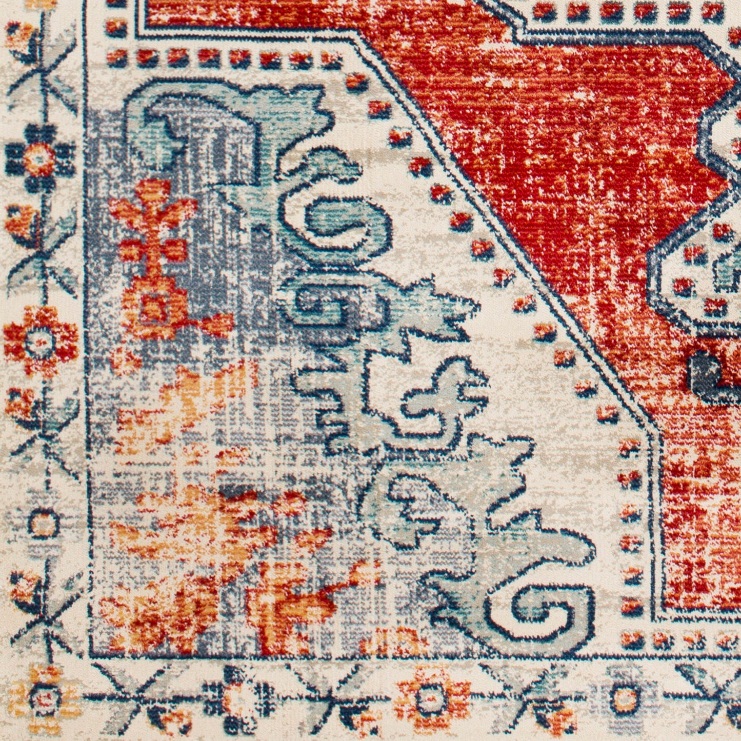 Alfombra tejida a máquina Bohemian BOM-2300 de 8' x 10'