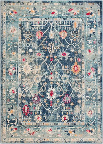 Alfombra decorativa tejida a máquina Bohemian BOM-2305 de 2' x 3'