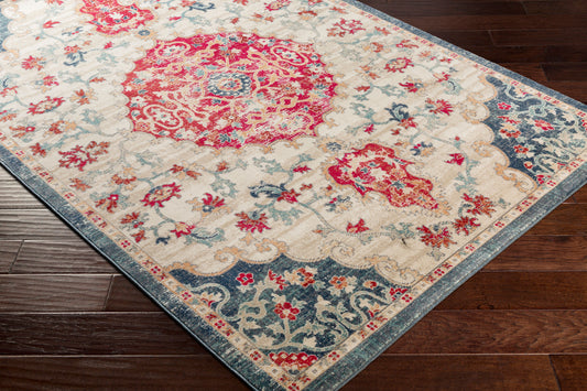 Alfombra tejida a máquina Bohemian BOM-2310 de 2,7 x 3,6 m