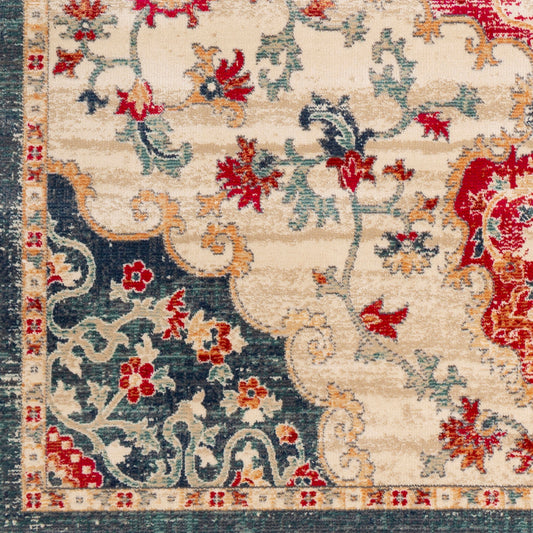 Alfombra tejida a máquina Bohemian BOM-2310 de 2,7 x 3,6 m