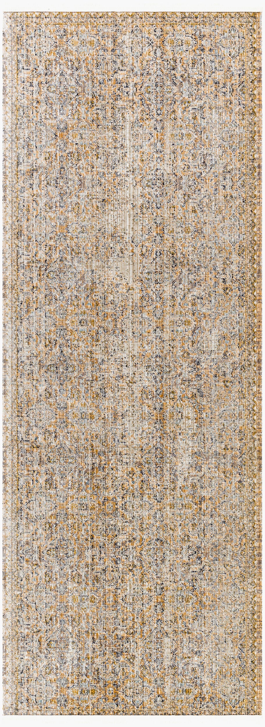 Ren BOMG-2307 7ft Runner Machine Woven Washable Indoor/Outdoor Runner Rug