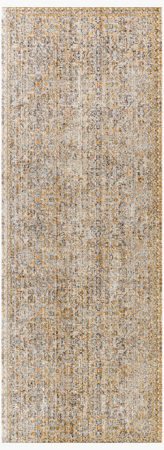 Ren BOMG-2307 7ft Runner Machine Woven Washable Indoor/Outdoor Runner Rug