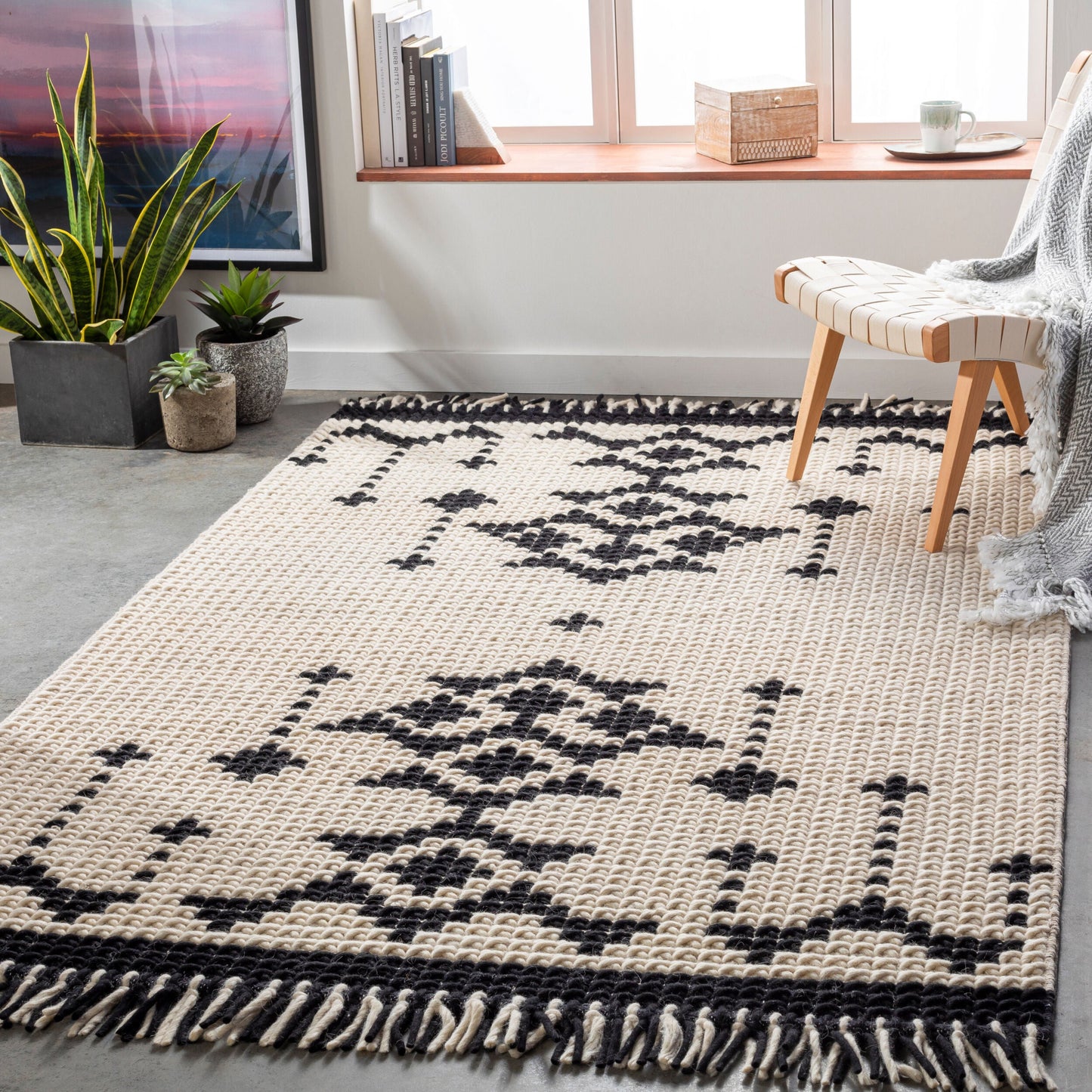 Beni Ourain BON-2302 Hand Woven Rug