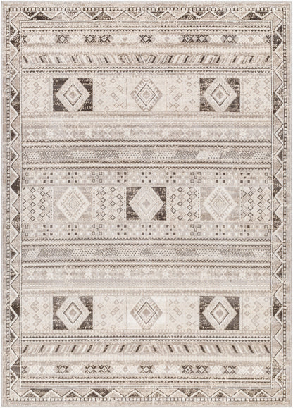 Basel BOS-2304 2' x 3' Machine Woven Accent Rug