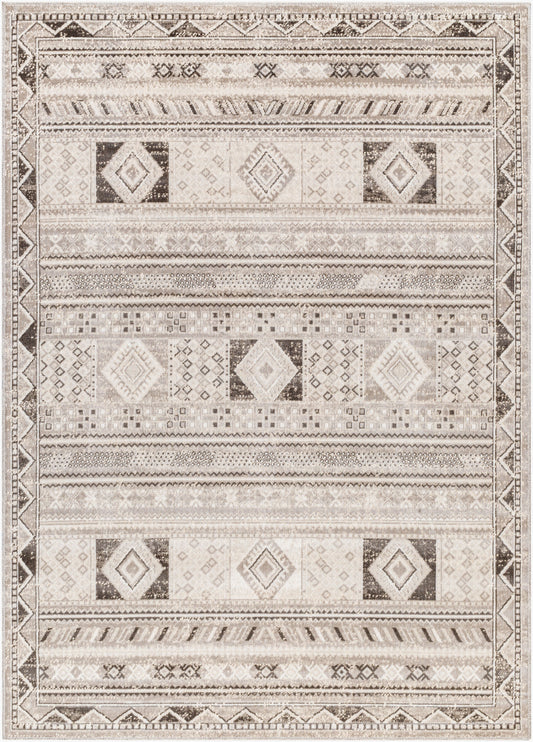 Basel BOS-2304 2' x 3' Machine Woven Accent Rug