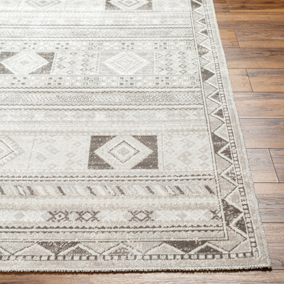 Basel BOS-2304 2' x 3' Machine Woven Accent Rug