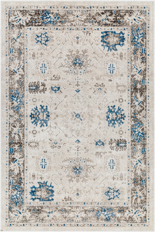 Basel BOS-2306 2' x 3' Machine Woven Accent Rug
