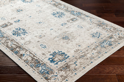 Basel BOS-2306 7ft Runner Machine Woven Runner Rug