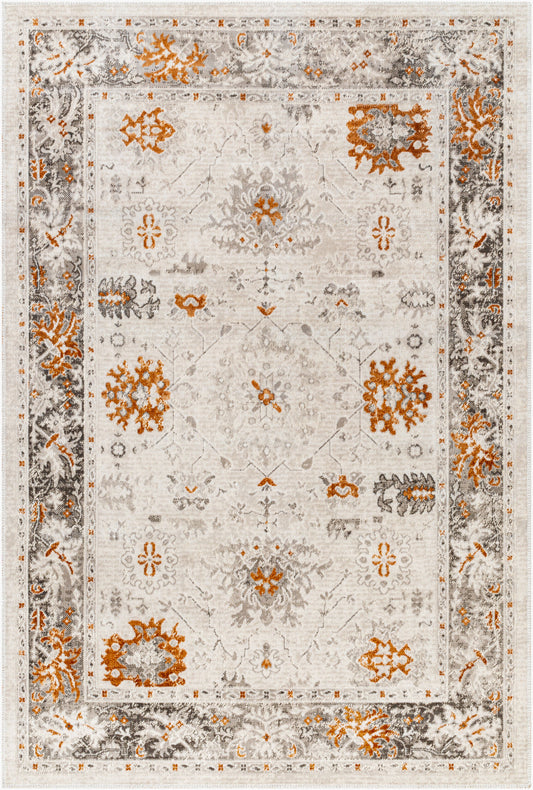 Basel BOS-2307 2' x 3' Machine Woven Accent Rug