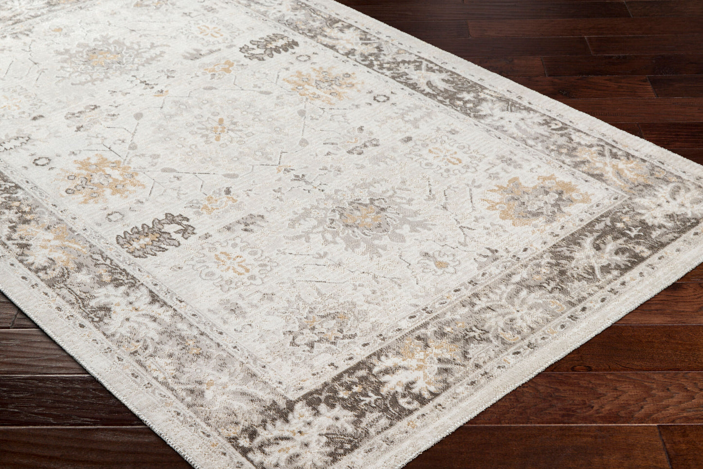 Alfombra decorativa tejida a máquina Basel BOS-2308 de 2' x 3'