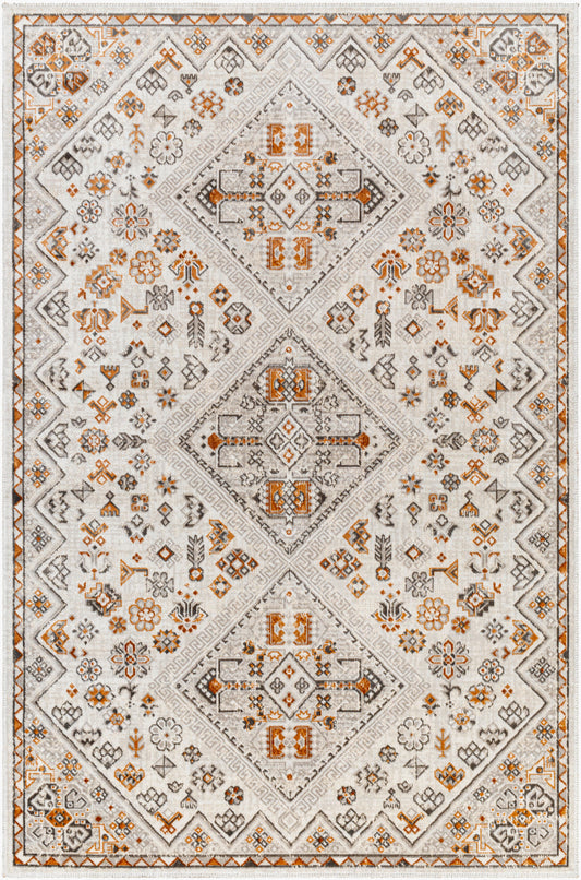 Basel BOS-2309 2' x 3' Machine Woven Accent Rug