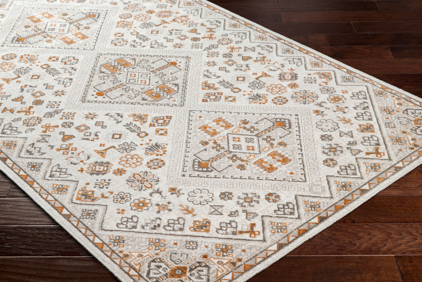 Basel BOS-2309 2' x 3' Machine Woven Accent Rug