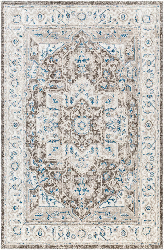 Basel BOS-2312 2' x 3' Machine Woven Accent Rug
