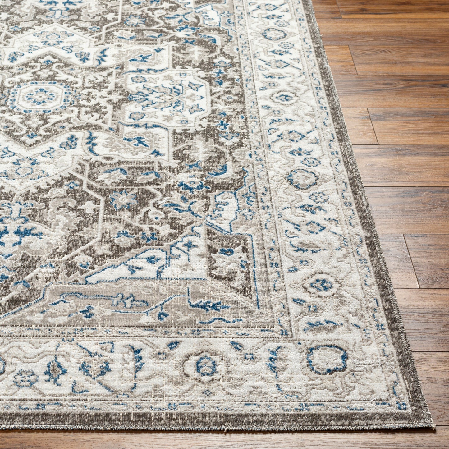 Basel BOS-2312 6' x 9' Machine Woven Area Rug