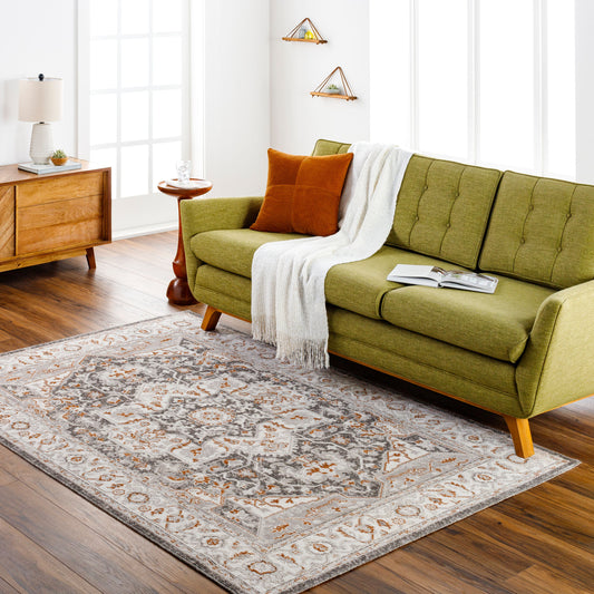 Basel BOS-2313 2' x 3' Machine Woven Accent Rug