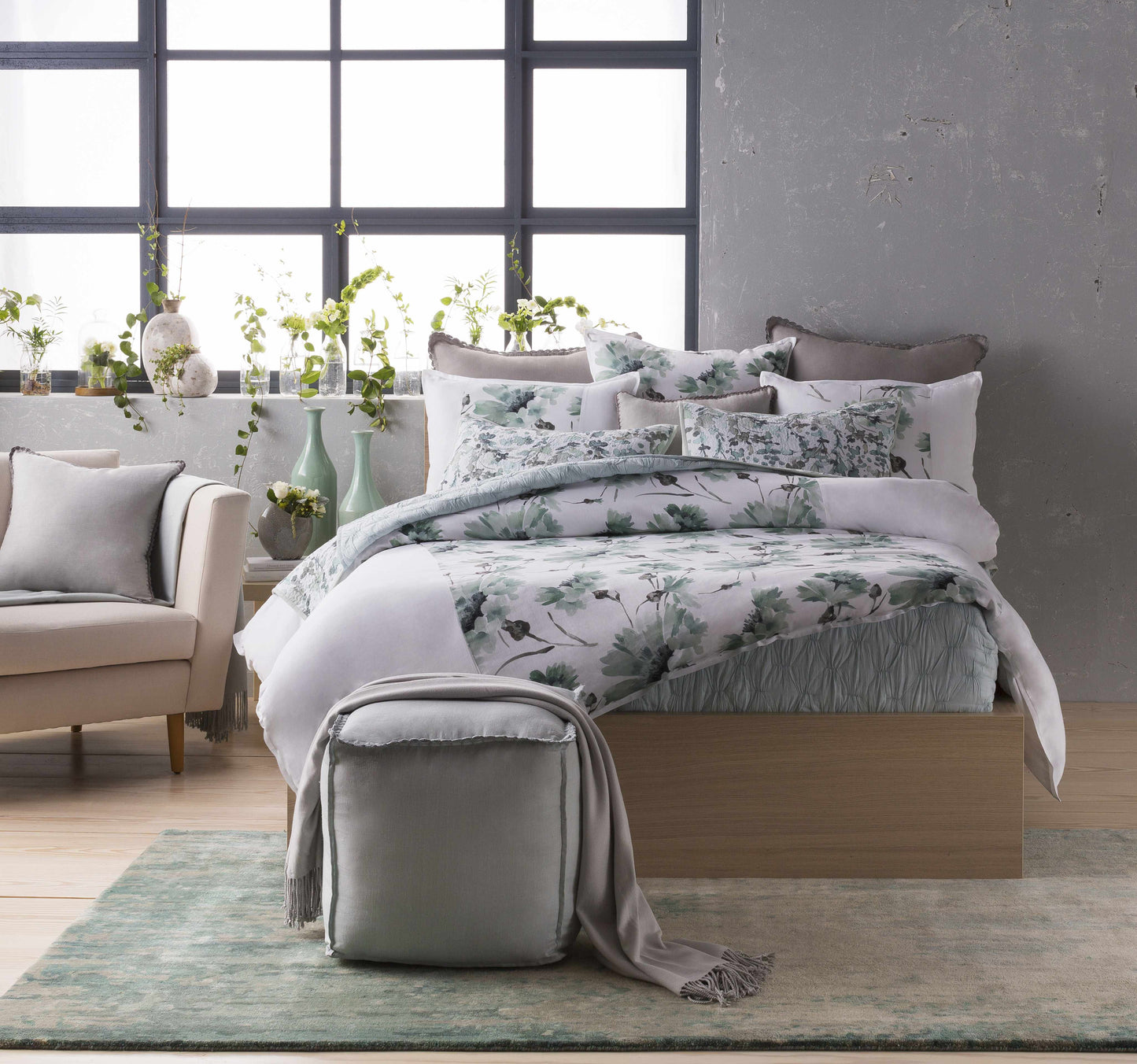 Watercolor WAT-5004 Hand Knotted Rug