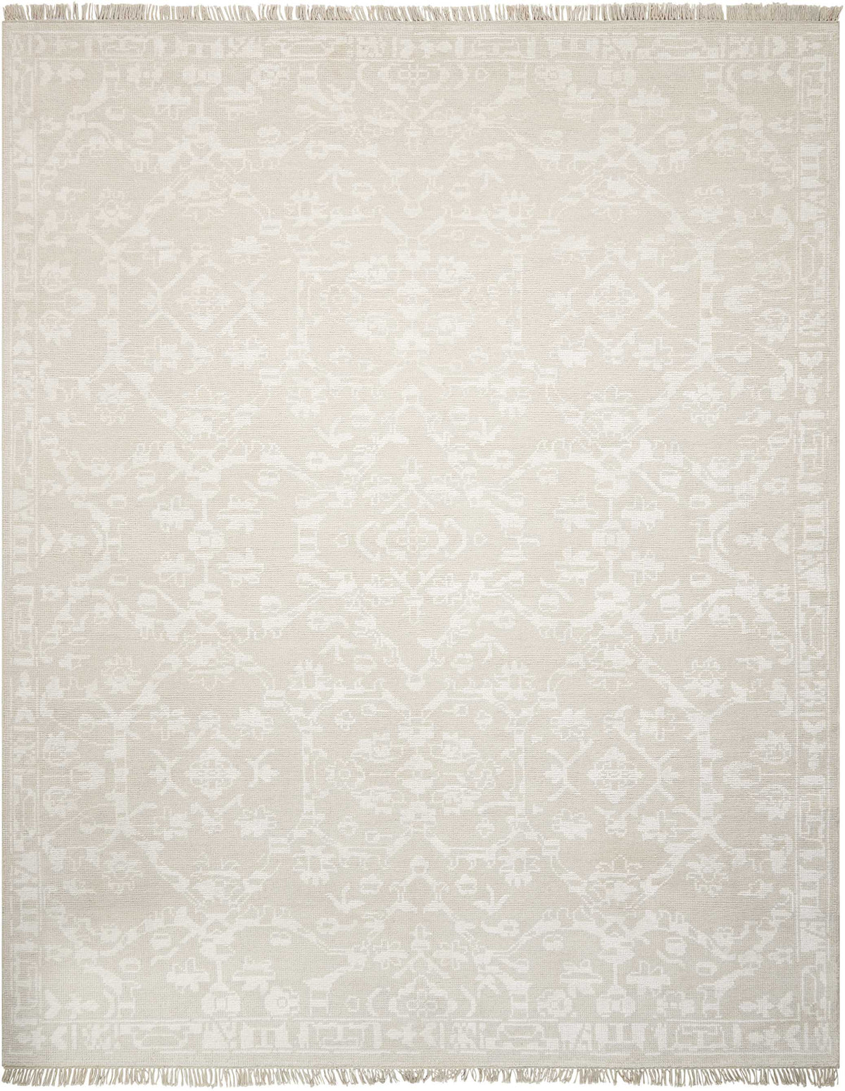 Elan ELN02 Light Grey Knotted Rug