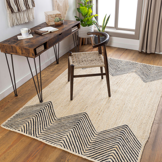 Bryant BRA-2400 2' x 3' Handmade Jute Accent Rug