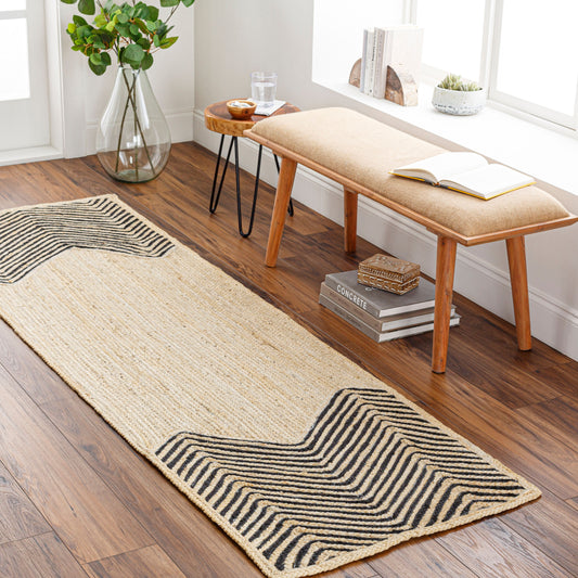 Bryant BRA-2400 8ft Runner Handmade Jute Runner Rug