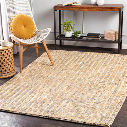 Bryant BRA-2404 Alfombra de yute hecha a mano de 1,52 m x 2,13 m