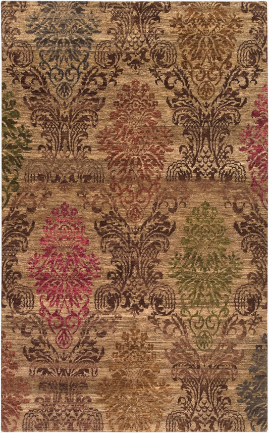 Brocade BRC-1000 2' x 3' Handmade Wool Accent Rug