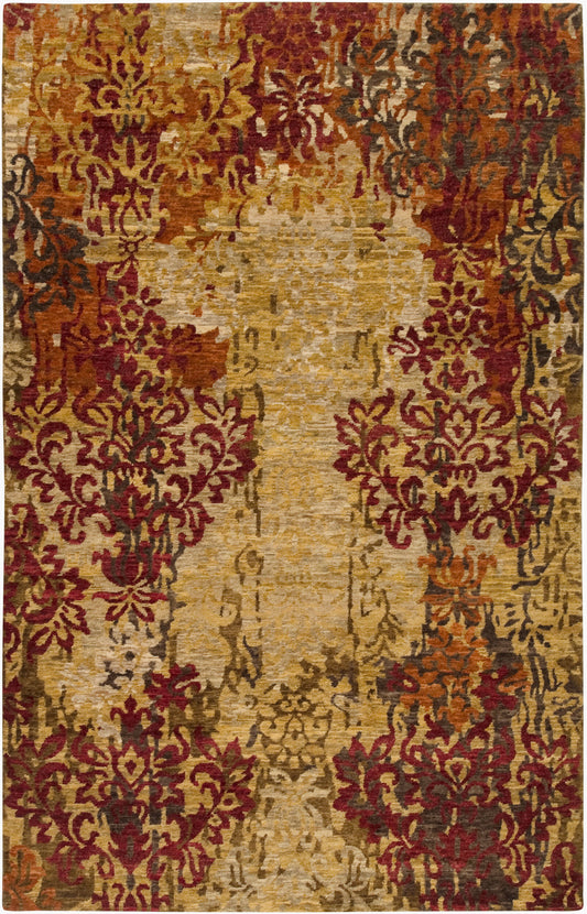 Brocade BRC-1002 2' x 3' Handmade Wool Accent Rug