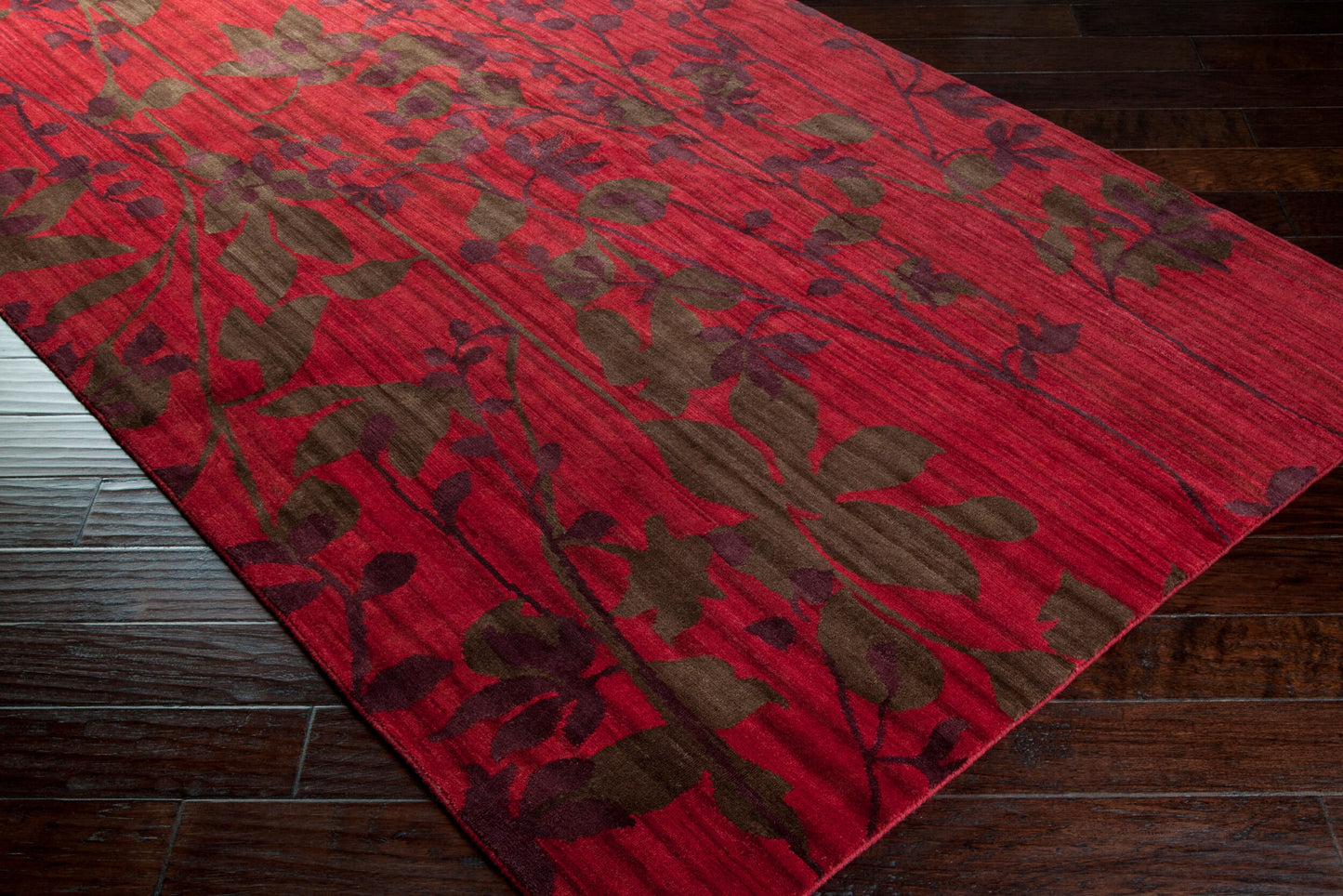 Alfombra de lana hecha a mano Brocade BRC-1005 de 8' x 11'