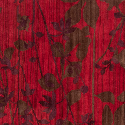 Alfombra de lana hecha a mano Brocade BRC-1005 de 8' x 11'