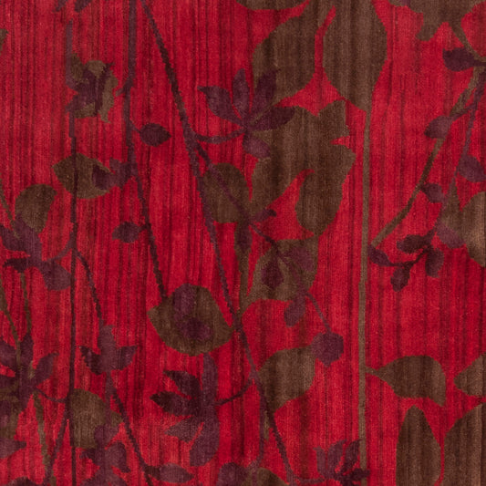 Alfombra de lana hecha a mano Brocade BRC-1005 de 8' x 11'