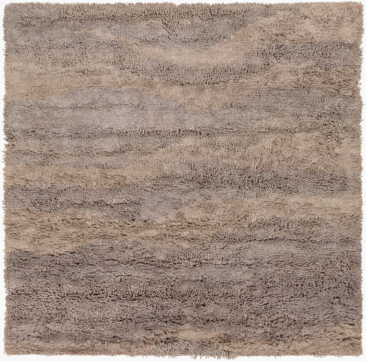 Berkley BRK-3304 8ft Square Handmade Wool Area Rug