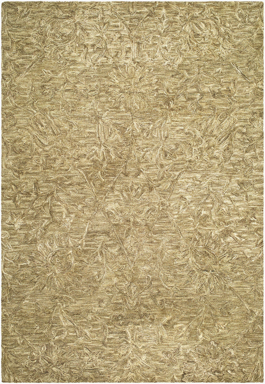 Alfombra decorativa de lana hecha a mano Brady BRL-2303 de 2' x 3'
