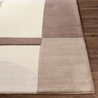 Alfombra decorativa de lana hecha a mano Brooklyn BRO-2305 de 2' x 3'