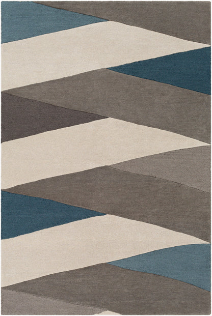 Alfombra de lana hecha a mano Brooklyn BRO-2307 de 2,7 x 3,6 m