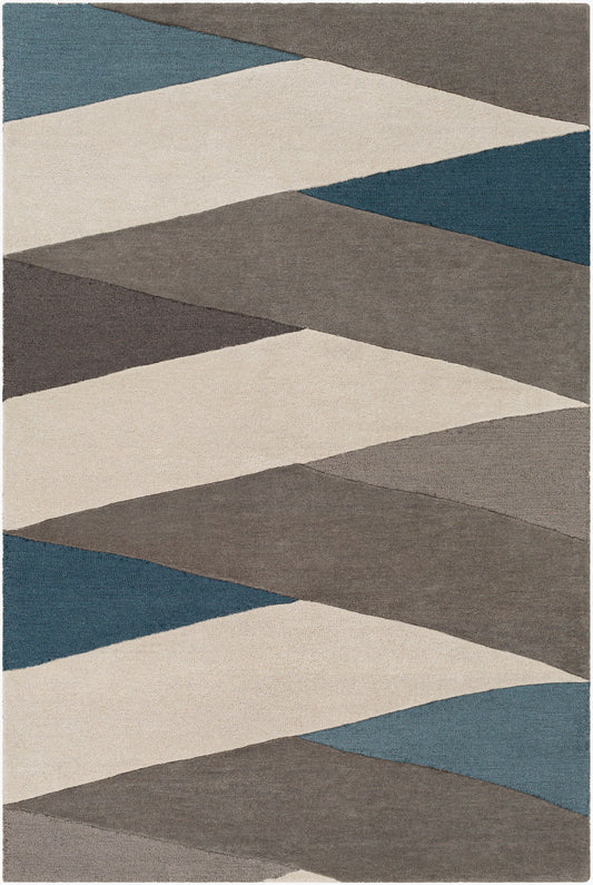 Alfombra de lana hecha a mano Brooklyn BRO-2307 de 2,7 x 3,6 m