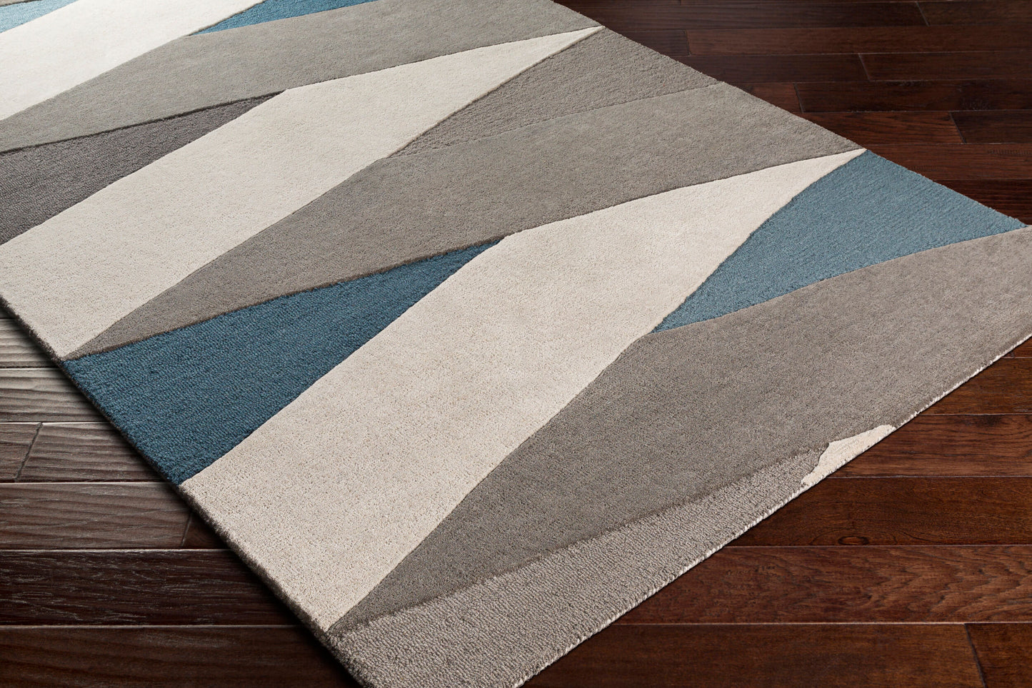 Alfombra decorativa de lana hecha a mano Brooklyn BRO-2307 de 2' x 3'