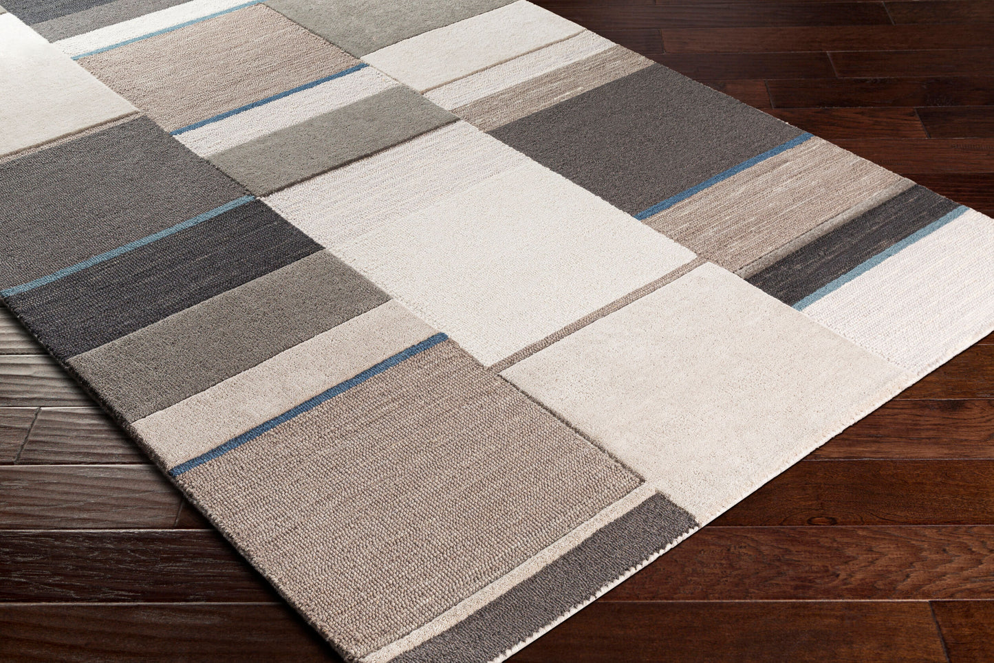 Alfombra decorativa de lana hecha a mano Brooklyn BRO-2309 de 2' x 3'