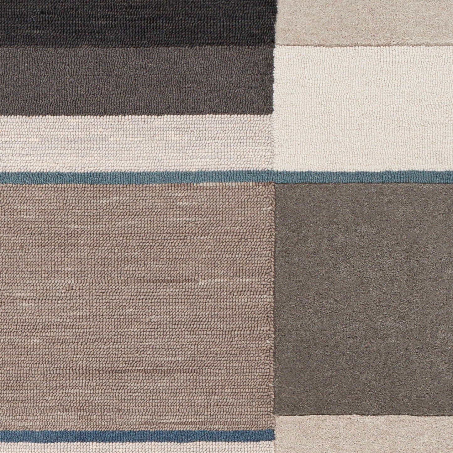 Alfombra decorativa de lana hecha a mano Brooklyn BRO-2309 de 2' x 3'