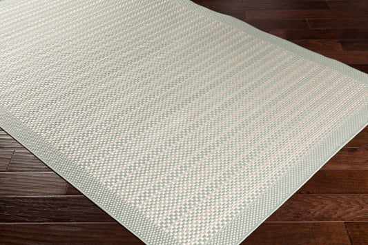 Alfombra decorativa Breeze BRZ-2305 de 2' x 3' para interiores y exteriores, tejida a máquina