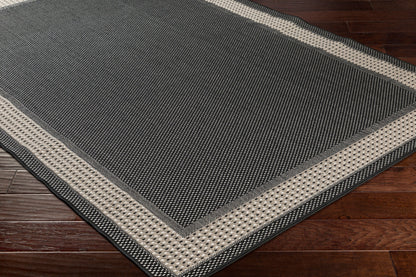 Alfombra tejida a máquina Breeze BRZ-2306 para interiores y exteriores, 1,52 m x 2,13 m