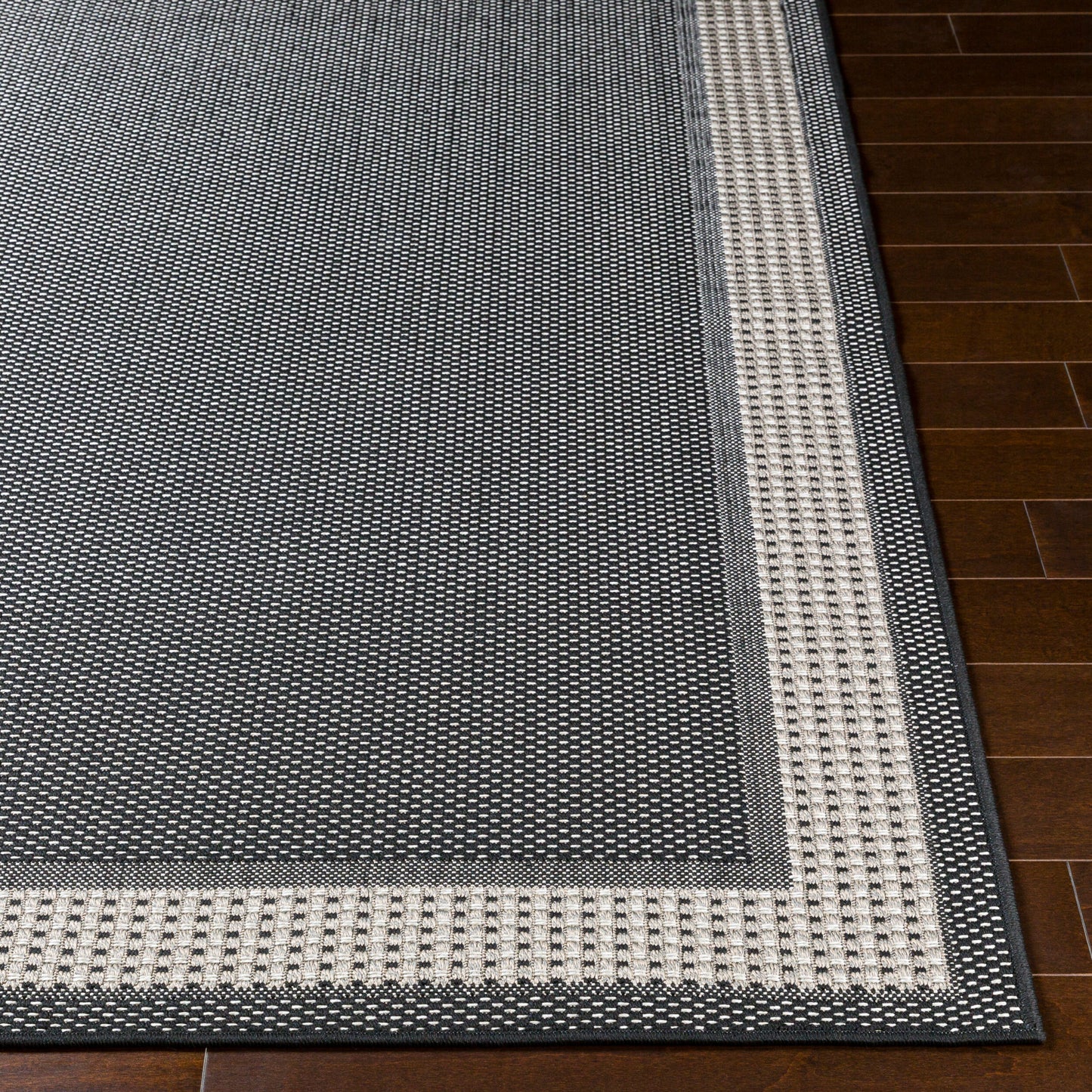 Alfombra tejida a máquina Breeze BRZ-2306 para interiores y exteriores, 1,52 m x 2,13 m
