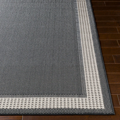 Alfombra tejida a máquina Breeze BRZ-2306 para interiores y exteriores, 1,52 m x 2,13 m