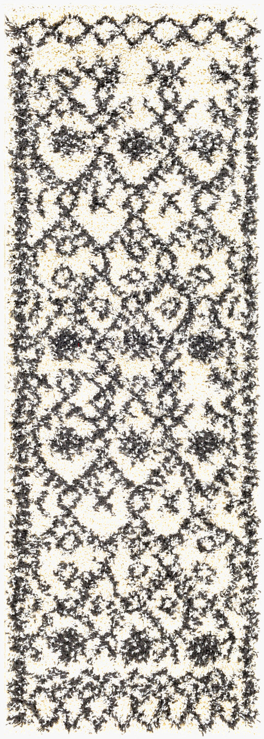 Beni Shag BSH-2306 7ft Runner Machine Woven Runner Rug