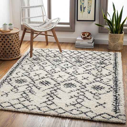 Beni Shag BSH-2306 Alfombra tejida a máquina de 5' x 7'